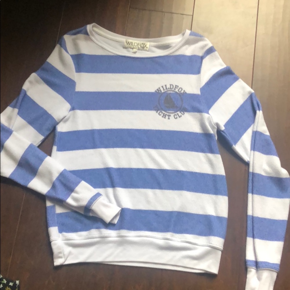 Wildfox striped sweatshirt